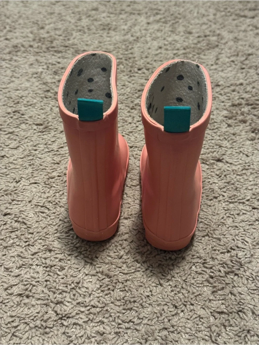 Ten Little Rain Boots in Pink, toddler size 8, excellent used condition!